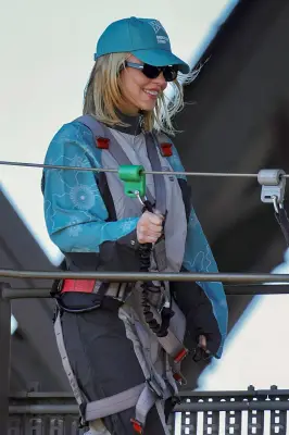 Sydney Sweeney Climbs Harbour Bridge with Scooter Braun and Kids