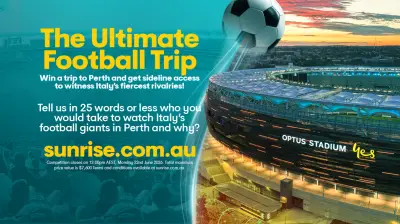 Win a Trip to Watch Italian Football Giants in Perth