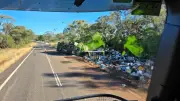 Bee Truck Overturns on Queensland Highway, Angry Swarm Blocks Lane