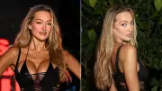 British Model Penny Lane Steals Show at Miami Swim Week in Viral Black Swimsuit