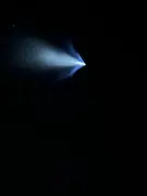 Chinese Rocket Lights Up Australian Night Sky with Stunning Display