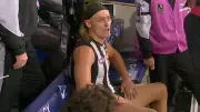 Collingwood captain Darcy Moore flies to US for hamstring treatment
