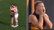 Emotional Jordan Dawson leads Crows to thrilling one-point win over Geelong