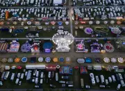 Hopping Travelling Funfair Brings Joy to Newcastle in Pictures
