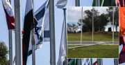 Israeli Flagpole Cut Down with Angle Grinder Days Before President's Visit