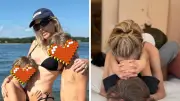 Jenny Mollen slammed for 'cringe' bed photos with 12-year-old son