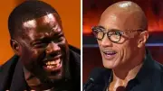 Kevin Hart Shocked by Dwayne Johnson's Brutal Roast Joke About His Dad