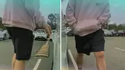 Knife-Wielding Man Slashes Tesla at Brisbane Park-and-Ride, Mother Terrified