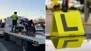 Learner motorcyclist caught speeding at 135km/h in school zone