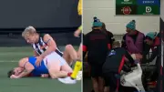 MCG Falls Silent After Mihocek's Horrifying Concussion and Neck Injury