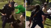 Protesters Removed from Sacred Fire as Brisbane Olympic Stadium Construction Begins