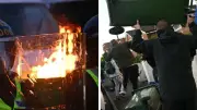Riots Erupt in UK After Police Bodycam Shows Stabbing Victim Handcuffed