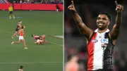 Saints survive Giants scare in thrilling eight-point AFL victory
