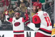 Staal's Belly-Flop Winner Lifts Hurricanes Past Vegas to Level Stanley Cup Final