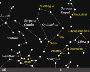 Starwatch: Ophiuchus the Serpent Bearer Straddles Celestial Equator