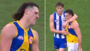 West Coast's Jake Waterman Hits Post in Heartbreaking One-Point Loss to North Melbourne
