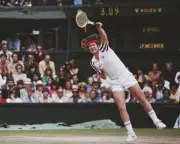 Wimbledon Attendees Test Skills Against Robot Tennis Star Serves