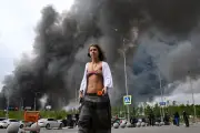 World in Photos: Ukraine Strikes, G7 Protests, Wildfires, Messi's Hat-Trick