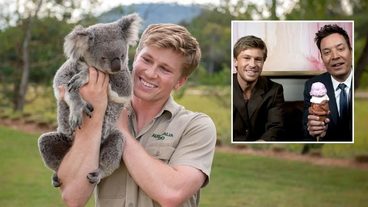 Robert Irwin Reveals Phobia of Broken Glass to Fallon