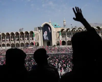 Mourners Gather for Six-Day Funeral of Iran's Ali Khamenei