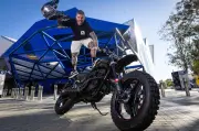 Perth daredevil to back flip Harley Davidson at Freestyle Kings show