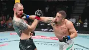 Whittaker wins UFC light heavyweight debut with jaw-breaking knockout